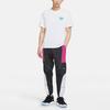 Men's Pants Nike Knitted Sweatpants Men's Raspberry Red Moderate Cuffed Pants