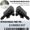 2 шт. форсунка омывателя лобового стекла для Renault Megane 2 3 Mk2 mk3 Scenic 2 Laguna Fluence OE# 8200082347