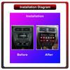 2Din Android Car-Play Car Radio,Volkswagen Jetta 6 2011 - 2018,Multimedia Player Head Unit Stereo GPS Navigation BT WIFI,1+16GB