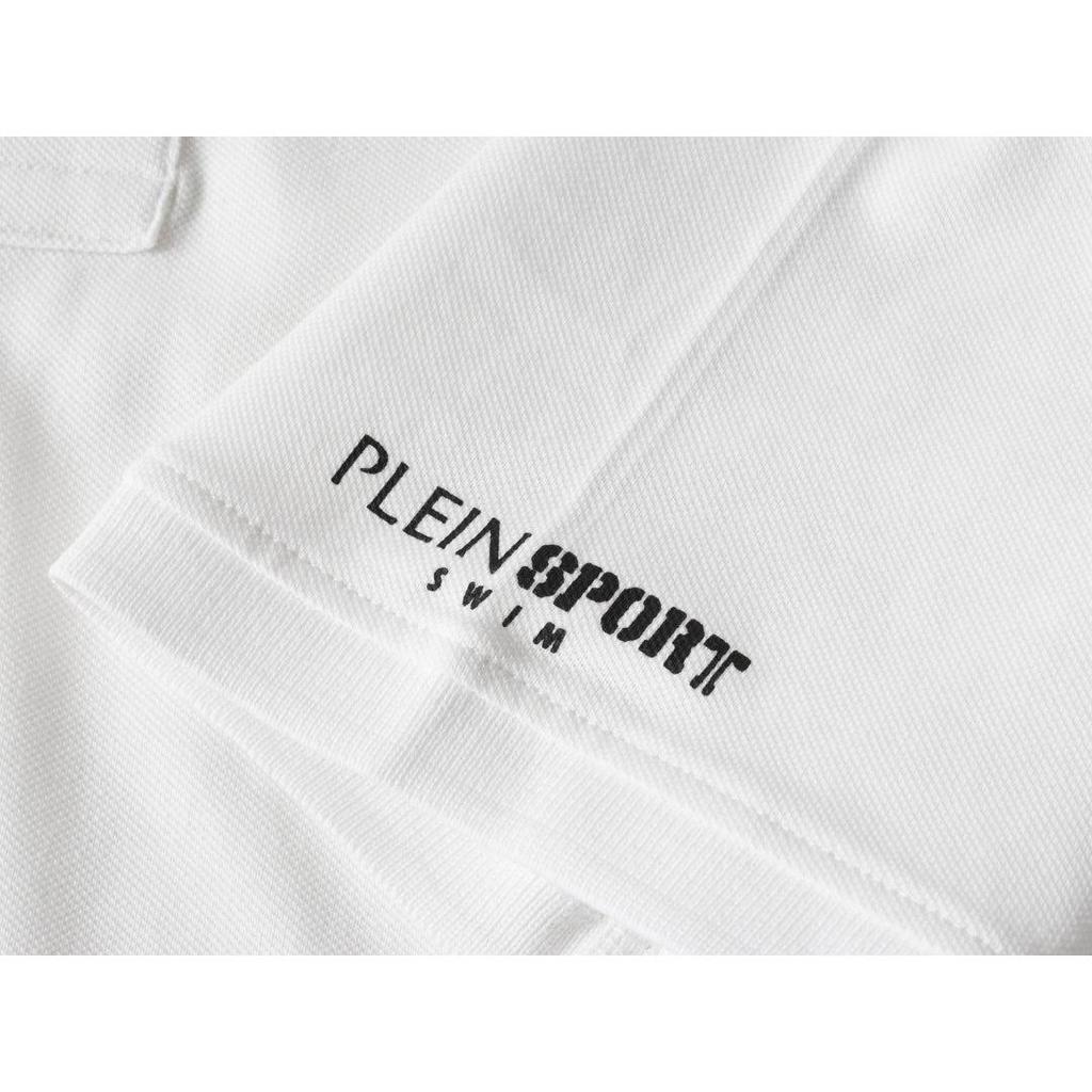 Plein Sport Mens Small Logo Breathable Polo Shirt