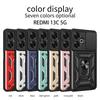 Для Xiaomi Redmi 13C 5G Чехол Redmi 13C 5G Обложка Redmi 13C Магнитное Кольцо-держатель Бронированный Чехол для Телефона Защита Сдвижной Камеры Задняя Крышка