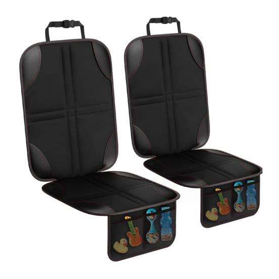 Защитник детского автокресла Yousheng с сетчатым карманом, нескользящей подкладкой, водонепроницаемый, устойчивый к пятнам, с толстой подкладкой, чехол для детского автокресла