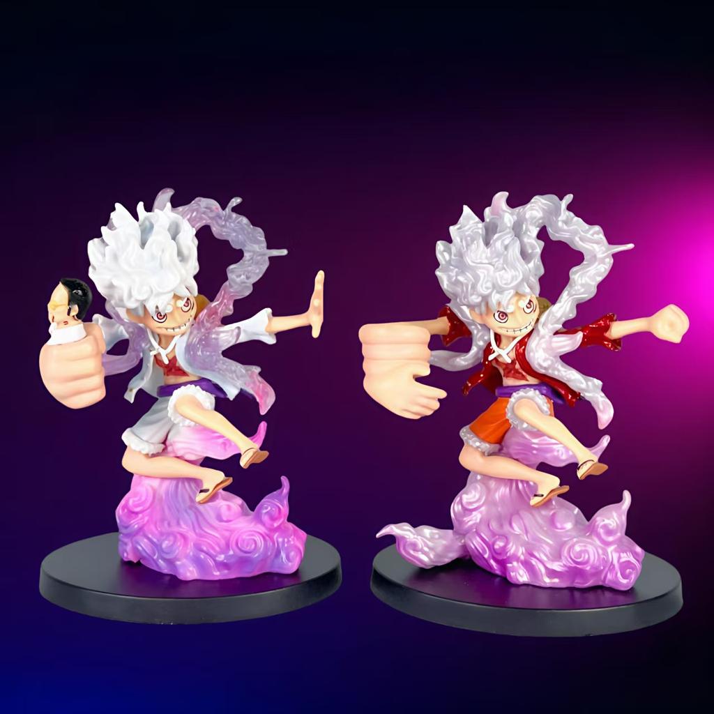 Мультяшные Аниме Фигурки One Piece Бог Солнца Ника Пятая Передача Хватка За Голову Луффи Фигурка Действия Сцена ПВХ Модель Игрушки Кукла Украшение Подарок