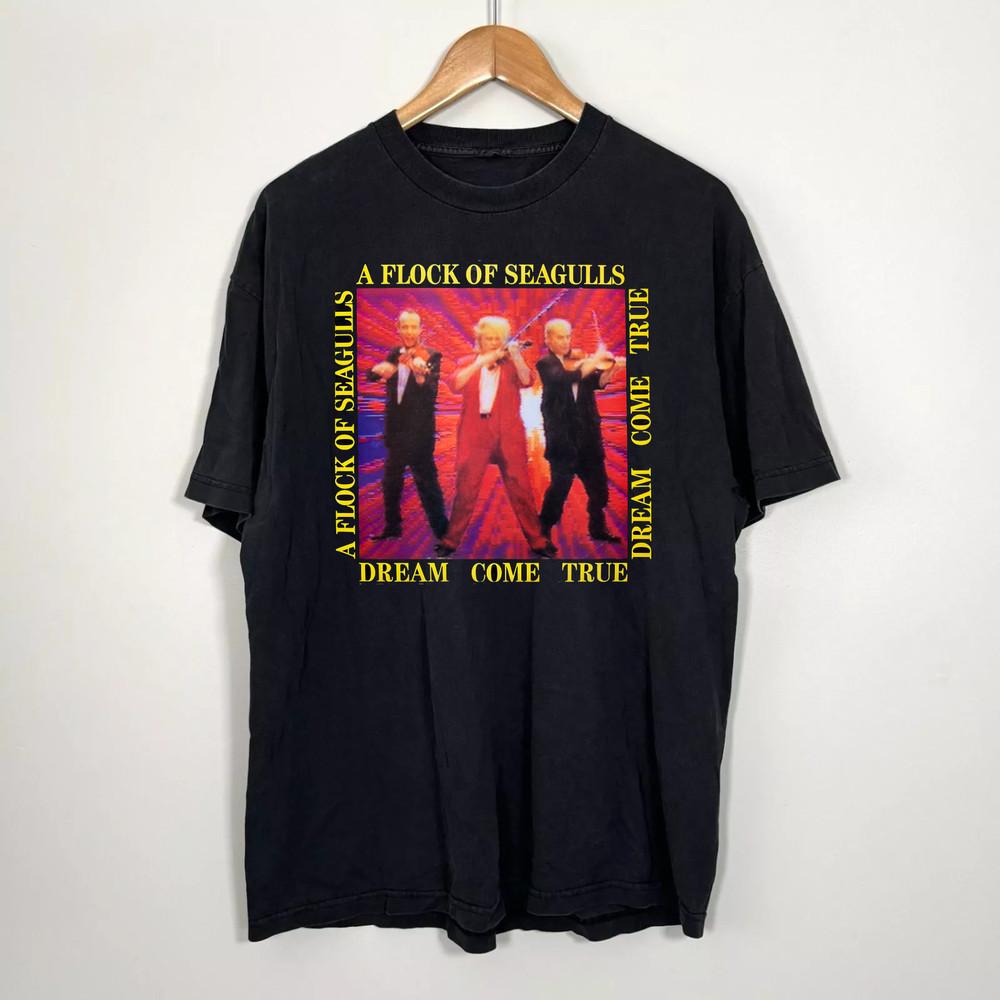 Футболка A Flock Of Seagulls Dream Come True Все размеры S -5XL AM3023 Унисекс Футболка
