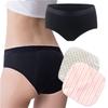 BAZETITUS Water Absorbent Sanitary Organic Vaginal Pads First Time Set Black Water Absorbent 2 Cloth Shorts, Shorts, 50ml, Cotton, (Patterns