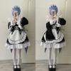 Аниме Ram Rem Lolita Maid Костюмы для косплея Vestido Re:Zero Kara Hajimeru Isekai Seikatsu костюмы на Хэллоуин для женщин платье Лоли