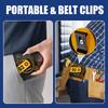 REVASRI Laser Tape Measure 2 In 1 Laser Distance Meter High-precision Intelligent Ruler Steel Measuring Tool with LCD Display