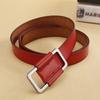 Casual Leather Belt For Women With Alloy Buckle And Highquality Leather For Pants Decoration