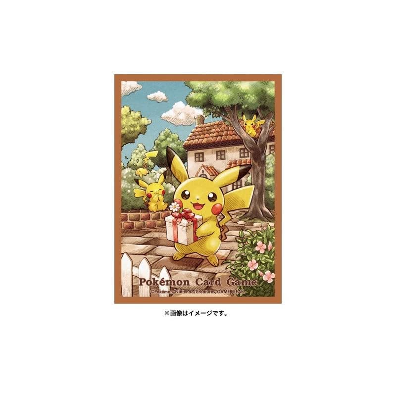 TCG 64ct Card Sleeves Deck Shields Gift Pokémon Pikachu's