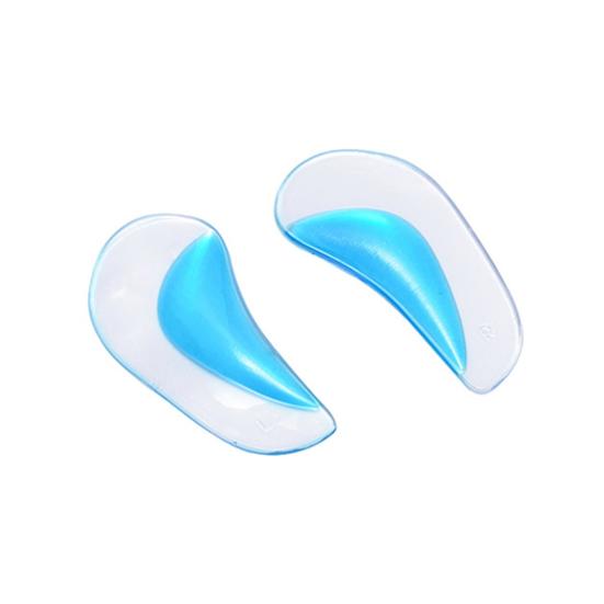 1/2/3 Pairs Gel Arch Support Insoles Kids Adults Flat Feet Orthopedic Pads Self-Adhesive Shock Absorption Plantar Fasciitis Relief Inserts Cushions