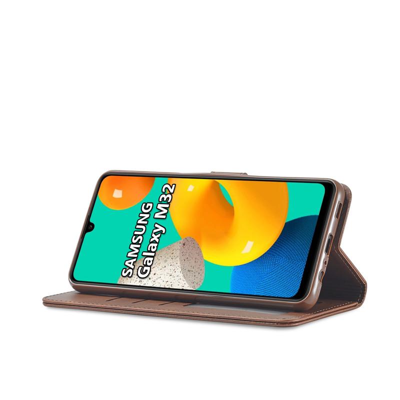 Чехол для Samsung M32, кожаный винтажный чехол для телефона на Samsung Galaxy M32, 5G, откидной магнитный чехол-бумажник для Samsung M 32