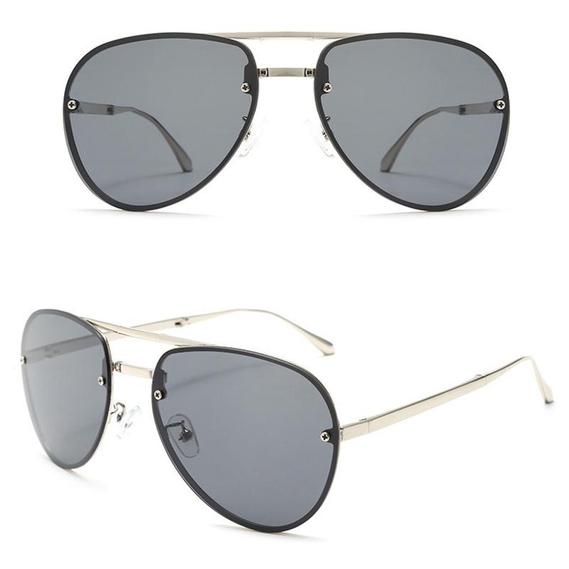 Портативные складные солнцезащитные очки для мужчин Солнцезащитные очки для кемпинга Очки для вождения Овальная оправа Модные солнцезащитные очки для мужчин и женщин