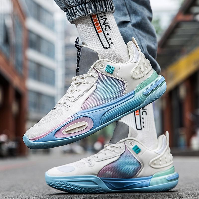 High-quality Men's Basketball Shoes Men Women Unisex Casual Sports Shoes Outdoor Basketball Training Shoes Kids Sneakers Male