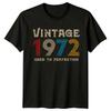Vintage 1972 Unisexs T Shirt 54th Birthday Aged To Perfection Retro Tee