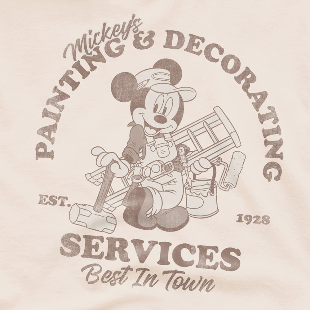 Mickey & Friends Mens Painting & Decorating Services Dad T-Shirt