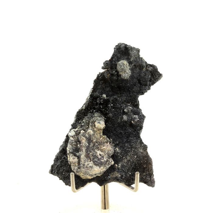 Pierres et Minéraux. Hematite + Magnetite. 104.85 ct. Les Châtelaunoux, Mazaye, France.