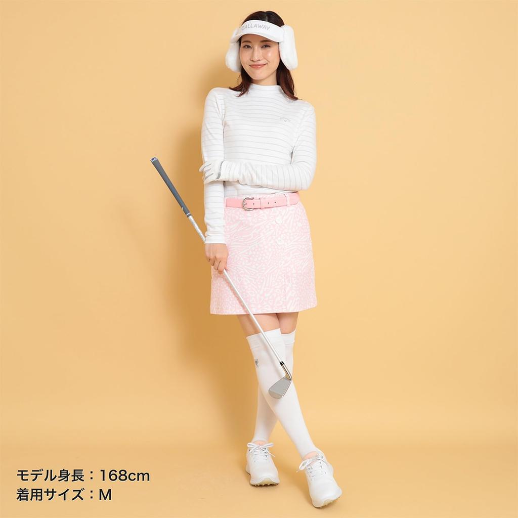 Callaway Stretch Leopard Print Skirt C24228213 Women's 8-Way (Pink, SS, 1091)