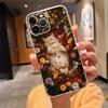 Чехол для телефона «Цветочные кошки» для iphone 17ProMax 17 Pro Air 16 15 14 13 Pro Max 16 15 14 13 Pro 15Plus