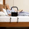 VEVOR Bed Rail for Elderly, Bedside Assist Rails with PU Handrail, Adjustable Height Pipe Bedside Cane