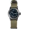 M.R.M.W. Men's Military Watch, Type A-11, 12H, Black Dial, Khaki (Desert) Nylon NATO Strap