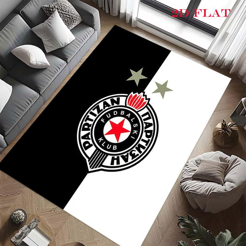 Partizan logo Carpet Rug for Living Room Bedroom Home Sofa Decoration,Kids play Nonslip Floor Mat