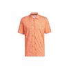 Рубашка Adicross Desert Button Shirt Cactus Pattern Golf с коротким рукавом, мужские топы, кораллово-розового цвета HS3208