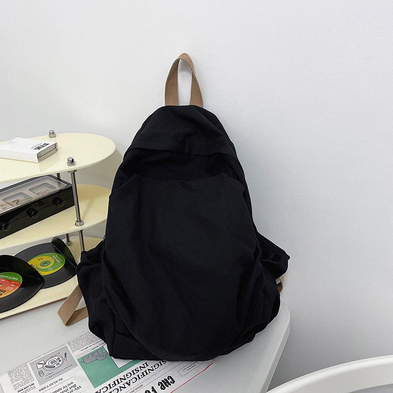 Ретро Холщовый Рюкзак Лес для Девочек - Японский Стиль Харадзюку, Простой и Универсальный для Старшеклассниц