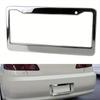 Stainless Steel License Plate Frame American Cars License Plate Frame Bracket Anti-Rust Weatherproof Protection Rack