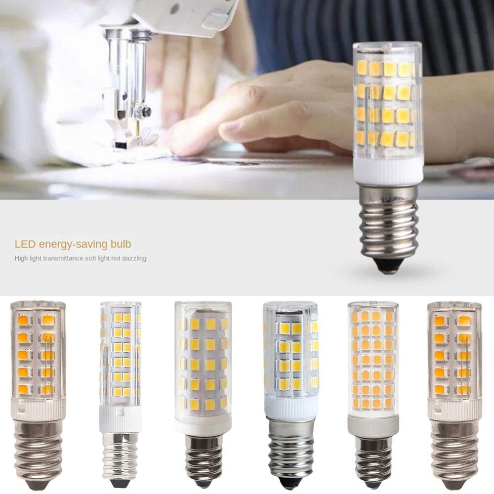1PC LED Corn Bulb E12 E14 No Flicker White Light Temperature Chandelier Candle LED Refrigerator Hood Oven Light Bulb Light