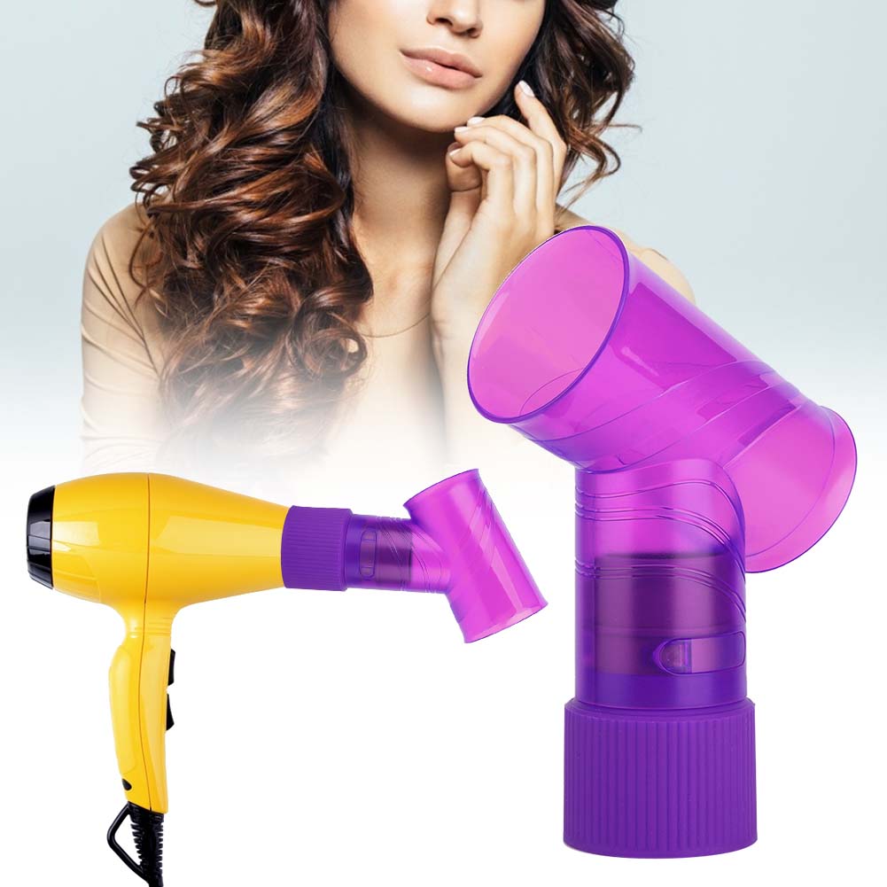 Professional Hair Dryer Diffuser Curly Blow Dryer Hairdressing Styling Accessory (Purple)