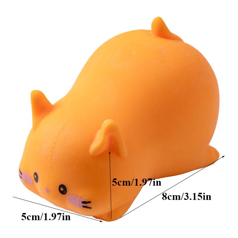 Cute Simulation Bear Squishy Fidget Toy Kawaii Cat Slow Rebound Stress Relief Sensory Squeeze Toy For Adults Kids Holiday Gifts