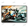 F1 Motorcycle Racing Vintage Metal Poster Racer Athlete Retro Tin Sign Auto Club Wall Art Decoration Plaque Home Decor Aesthetic