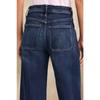 Women's New Spring Lace-up Stretch Jeans Straight Temperament Models Wide-leg Trousers