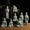 1 шт. Мини-фигурка буддизма, декор для стола, домашняя дзен-статуэтка, орнамент из зеленого песчаника, Таиланд, статуя Будды для сада, декор для аквариума