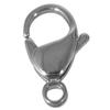 Carabiner Clasp - RAYHER - 12mm - Stainless Steel - Platinum - 1 Pc