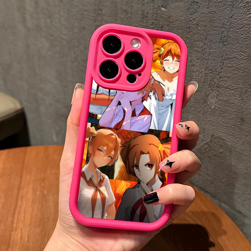 Вечное Лето Алиса Утолщенный ТПУ Чехол для Мобильного Телефона для iPhone 17 16 15 14 13 12 11 Air Pro Max Plus Цветной Чехол