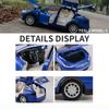 1:24 Scale Model X Alloy Diecast Pull Back Electronic Car Model Toys with Lights and Music, Decorative, Mini Vehicles Toys for Kids, Boyfriend Gift