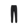 Alphabet Logo Print Drawstring Jogger Pants Women Bottoms Black IA8628
