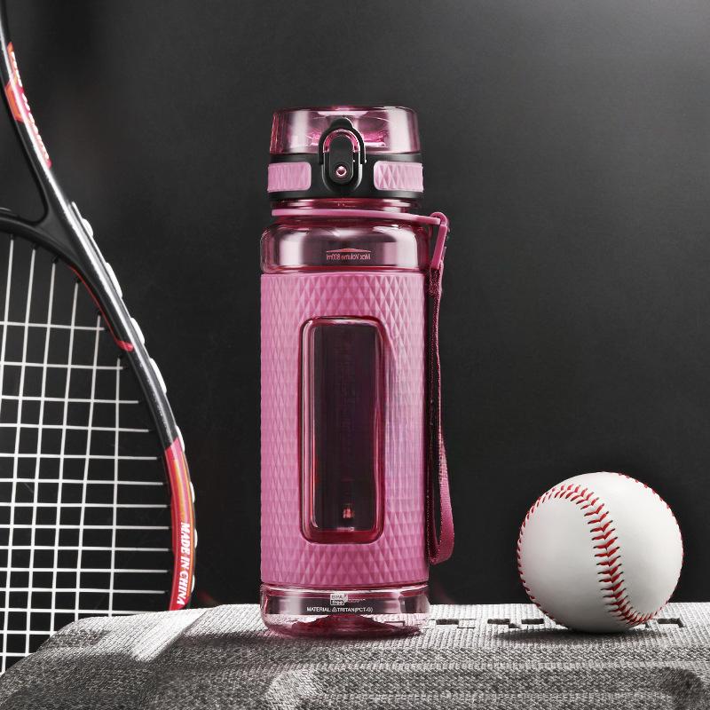 Спортивная чашка для мальчиков и девочек, чайник для фитнеса, портативный уличный пластиковый стакан с защитой от падения для студентов и детей