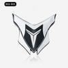 Yuqiling electric motorcycle metal logo changed to decorative label heat-resistant shield stainless steel new badge windshield