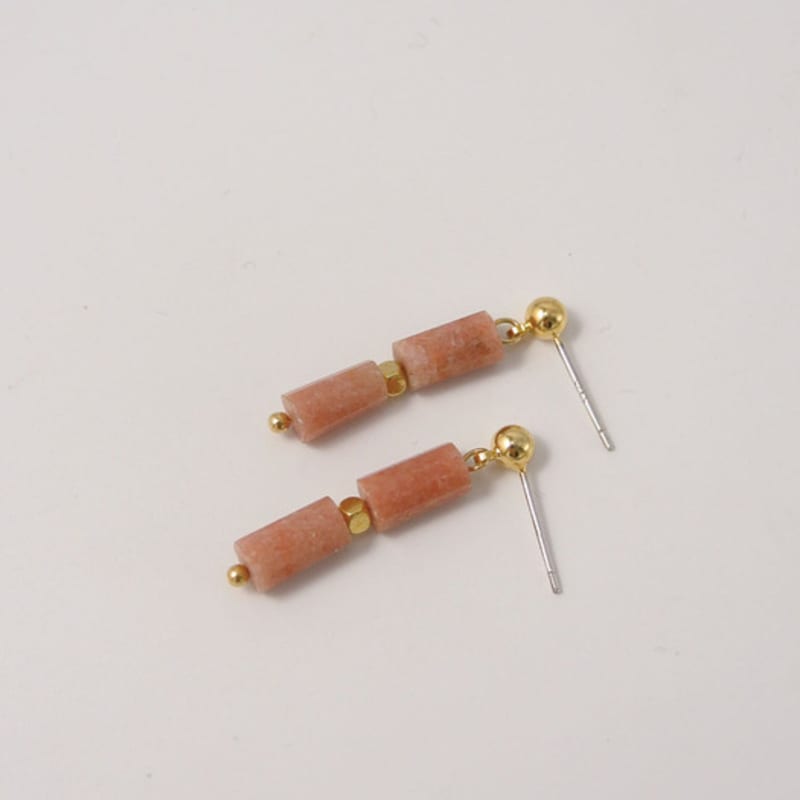 objet213 Pink Parthenon Earrings