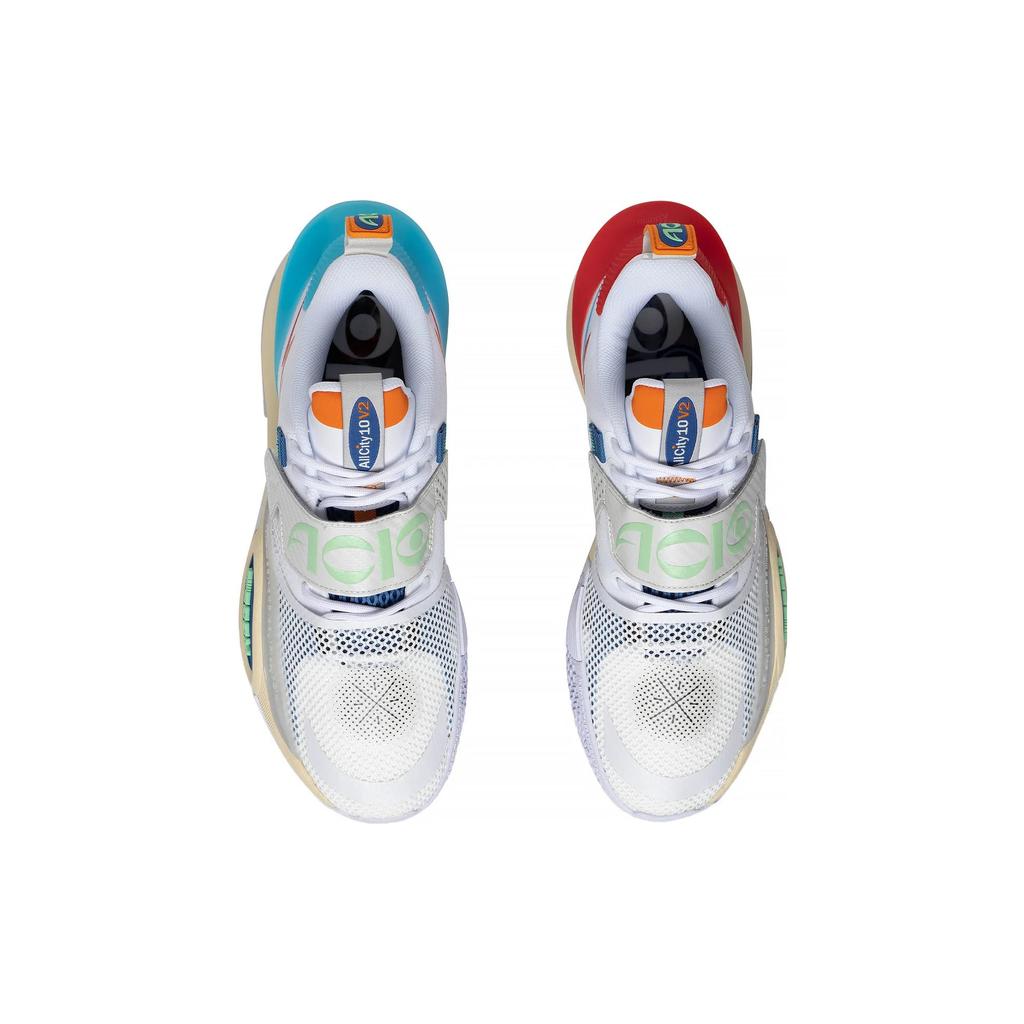 Баскетбольные кроссовки Li Ning All City 10 V2 Мужские Низкие Стандартные Белый/Антарктический Серый ABAS059-15