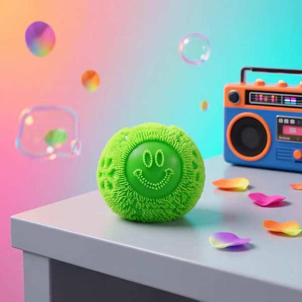 Мячик-антистресс Nee Doh Fuzz Ball Пушистый Мягкий Снятие Стресса Милый Декор для Стола Сжималка Игрушка-фиджет Снятие Тревоги Подарок для Взрослых Детей