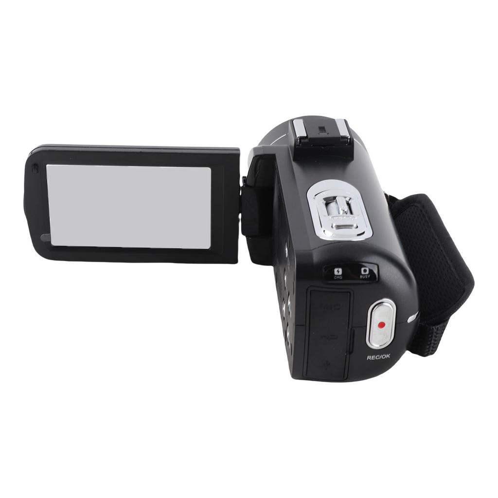 Видеокамера Камкордер 2.7K Цифровая камера Рекордер 48МП 3.0-дюймовый Поворотный TFT-экран 16X Цифровой зум Камкордер Камера