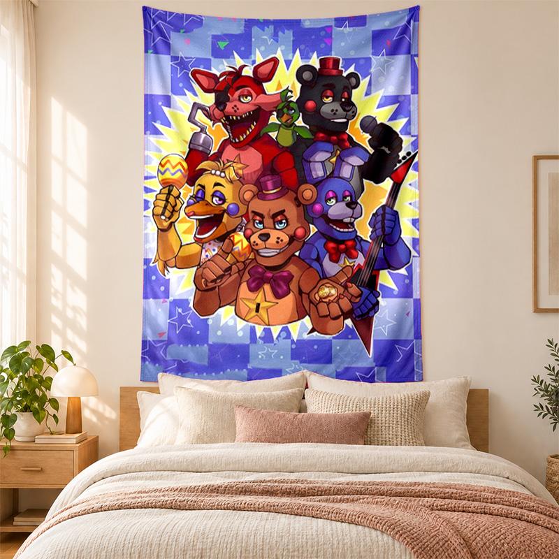 Five nights at freddy Tapestry highquality for decorating living room bedroom dorm walls ideal as bedroom wallart orholiday gift