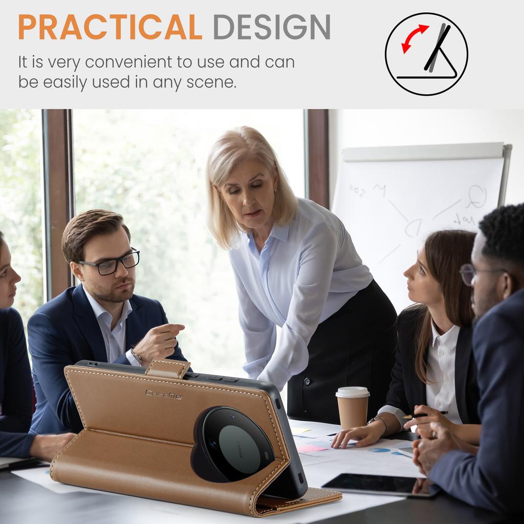 Для Huawei Mate 60/Mate 60 Pro/Mate 60 Pro+ чехол из искусственной кожи премиум-класса с функцией кошелька