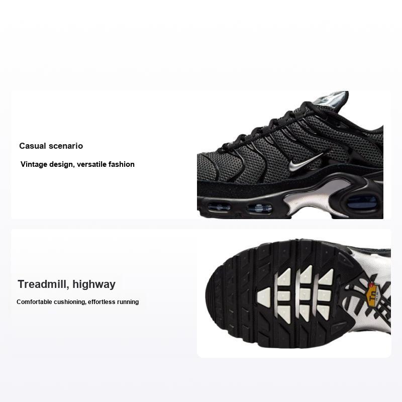 Nike Кроссовки женские Air Max Plus Черный Металлик Серебристый Бирюзово-Синий DQ0850-001
