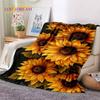 Dream Sun Flowers Nordic Daisy Soft Blankets,Keep Warm Throw Blanket Comfortable Blanket for Picnic Beds Sofa Home Bedroom Gift