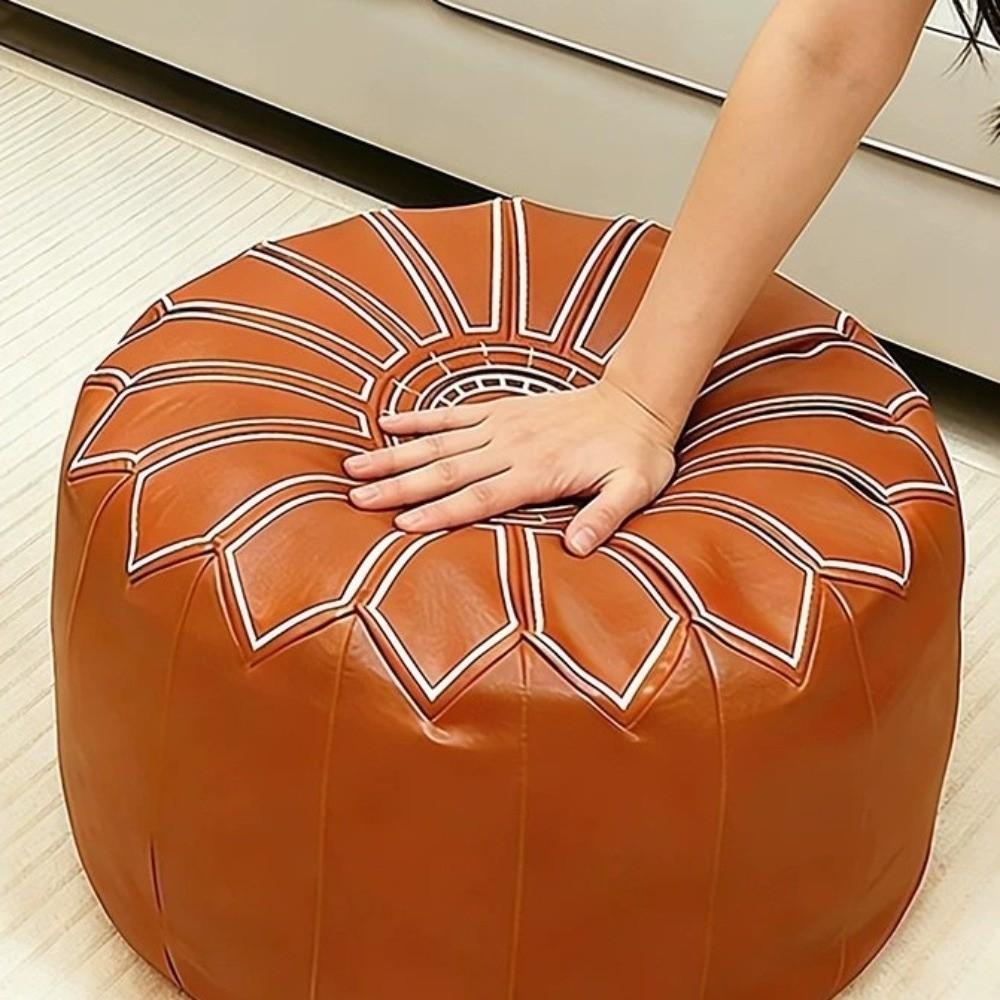 Waterproof Seat Cushion Cover Large Capacity Storage Bag Pumpkin Pouf Cover Meditation Use