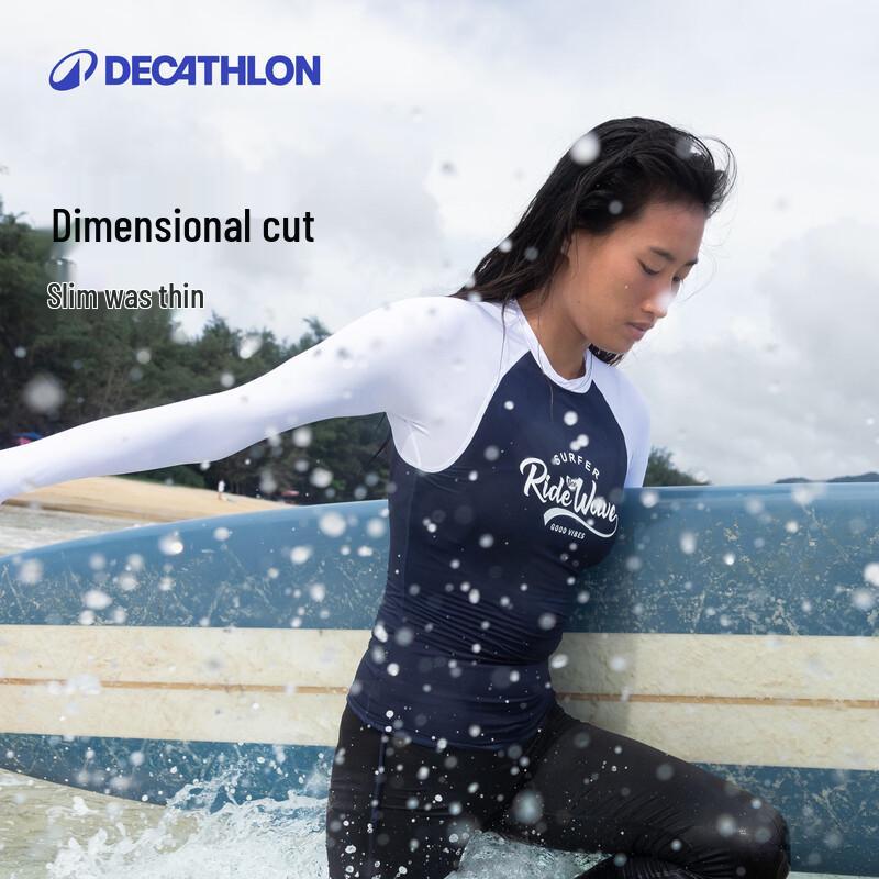 Decathlon Women's Slim Fit Cooling Surfing Sun Protection Suit